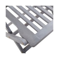 Mobilier à dîner de jardin 9 pcs Bois d'acacia massif Gris