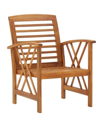 Salon de jardin 5 pcs Bois d'acacia solide