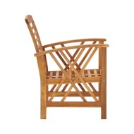 Salon de jardin 5 pcs Bois d'acacia solide