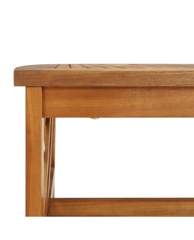 Salon de jardin 5 pcs Bois d'acacia solide