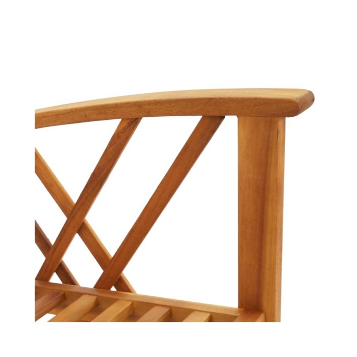 Salon de jardin 5 pcs Bois d'acacia solide