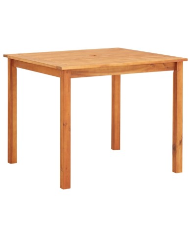 Mobilier à dîner de jardin 5 pcs avec coussins Acacia solide
