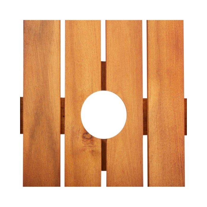 Mobilier à dîner de jardin 5 pcs avec coussins Acacia solide