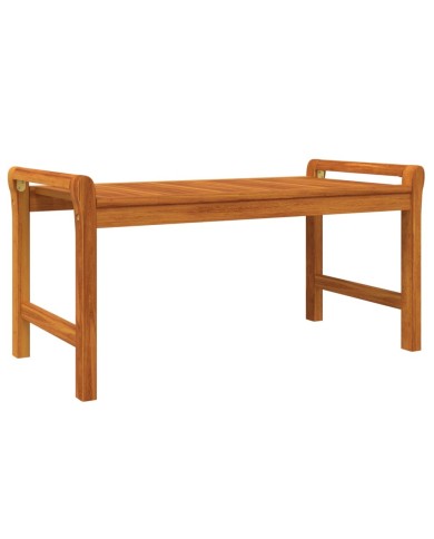 Salon de jardin 3 pcs avec coussins Bois massif d'acacia