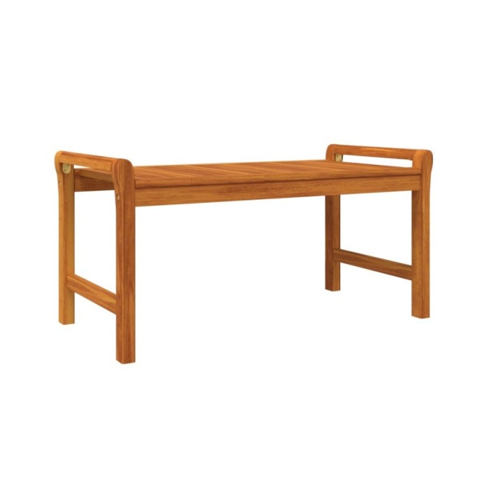 Salon de jardin 3 pcs avec coussins Bois massif d'acacia