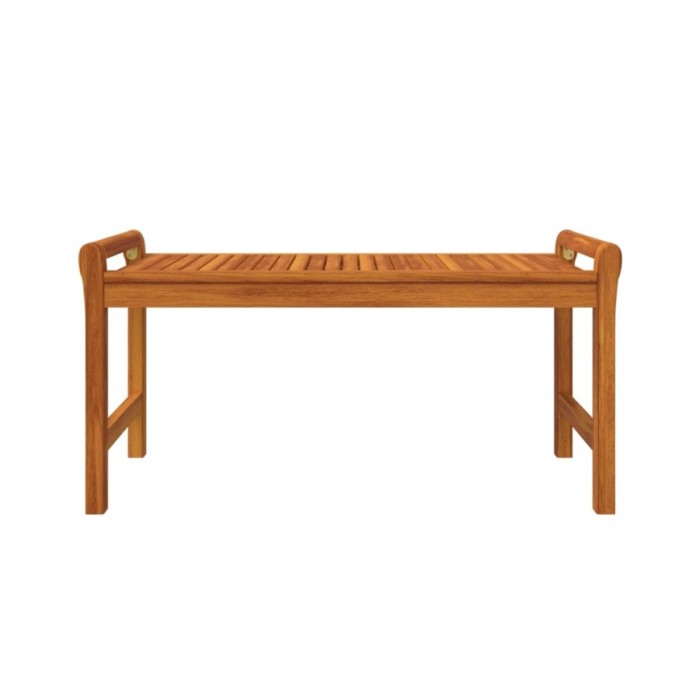 Salon de jardin 3 pcs avec coussins Bois massif d'acacia