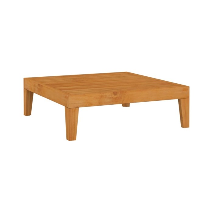 Salon de jardin 5 pcs avec coussins Bois d'acacia solide
