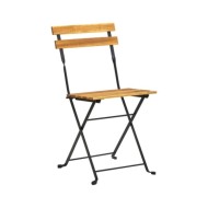 Mobilier à dîner d'extérieur pliable 5 pcs Bois d'acacia solide