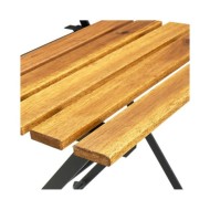 Mobilier à dîner d'extérieur pliable 5 pcs Bois d'acacia solide