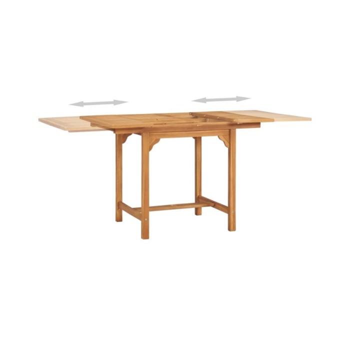 Salon de jardin 5 pcs Bois de teck massif