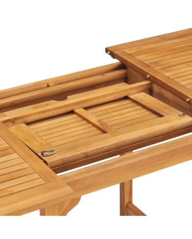 Salon de jardin 5 pcs Bois de teck massif