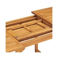 Salon de jardin 5 pcs Bois de teck massif