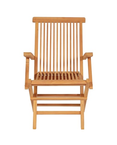 Salon de jardin 5 pcs Bois de teck massif
