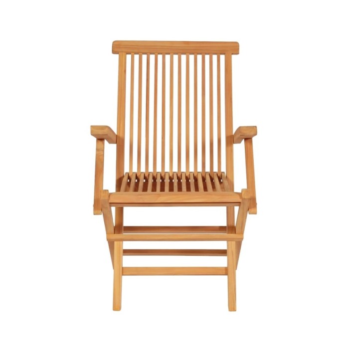 Salon de jardin 5 pcs Bois de teck massif