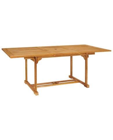 Salon de jardin 7 pcs Bois de teck massif