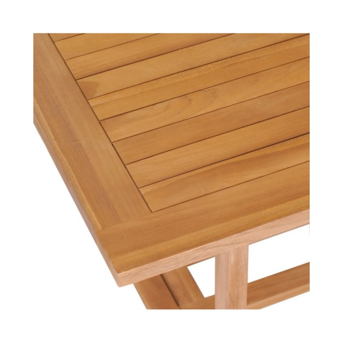 Salon de jardin 7 pcs Bois de teck massif