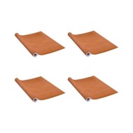Films autoadhésifs pour portes 4 pcs Chêne clair 210x90 cm PVC