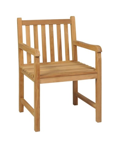 Ensemble de salle à manger de jardin 5 pcs Bois de teck solide