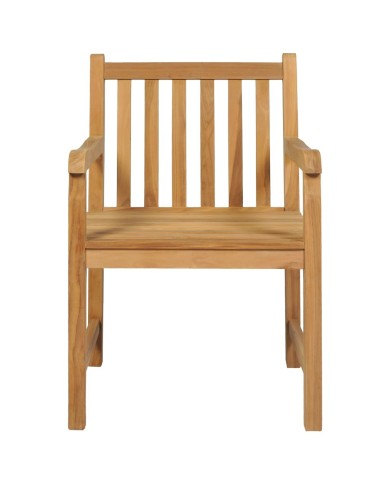 Ensemble de salle à manger de jardin 5 pcs Bois de teck solide