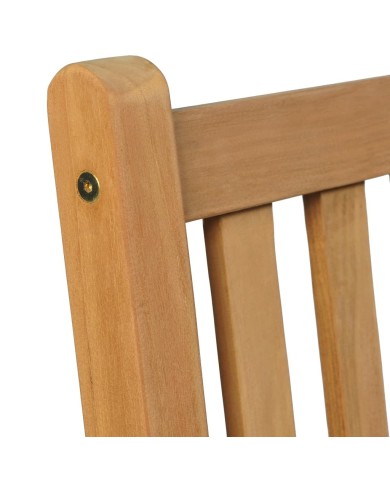 Ensemble de salle à manger de jardin 5 pcs Bois de teck solide