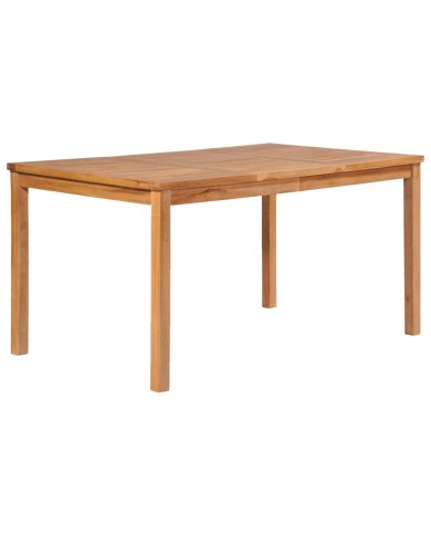 Ensemble de salle à manger de jardin 5 pcs Bois de teck solide