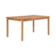 Ensemble de salle à manger de jardin 5 pcs Bois de teck solide
