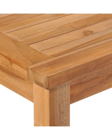 Ensemble de salle à manger de jardin 5 pcs Bois de teck solide