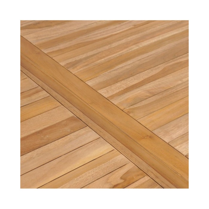 Ensemble de salle à manger de jardin 5 pcs Bois de teck solide