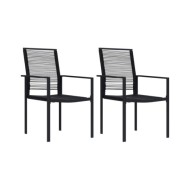 Ensemble de salle à manger de jardin 3 pcs