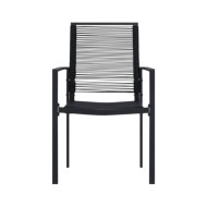 Ensemble de salle à manger de jardin 3 pcs