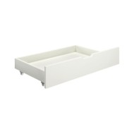 Cadre de lit avec 4 tiroirs Blanc Bois de pin massif 160x200 cm