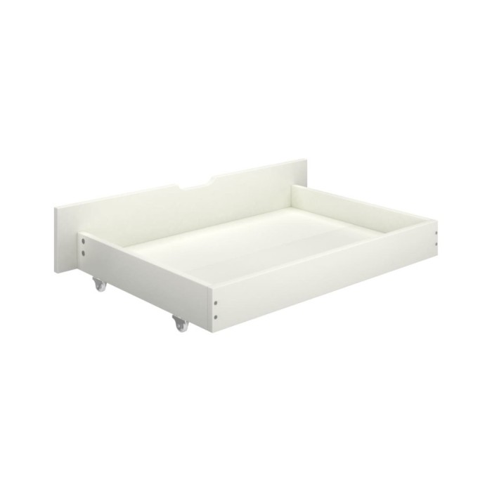 Cadre de lit avec 4 tiroirs Blanc Pin massif 160x200 cm