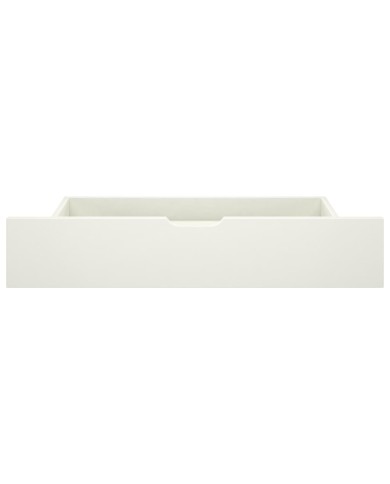 Cadre de lit avec 4 tiroirs Blanc Pin massif 160x200 cm