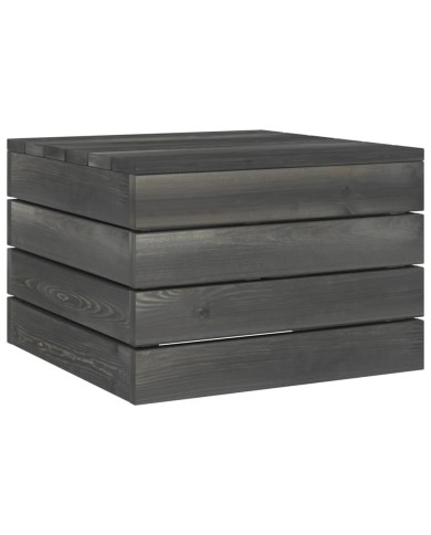 Salon palette de jardin 5 pcs avec coussins Bois de pin massif