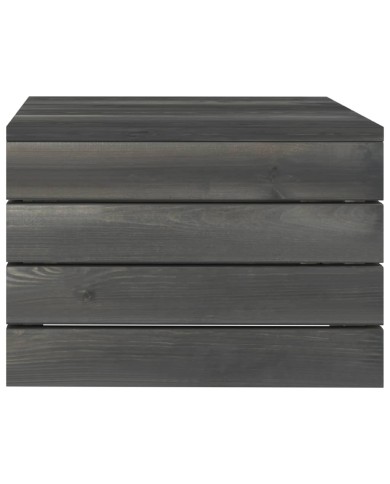 Salon palette de jardin 5 pcs avec coussins Bois de pin massif