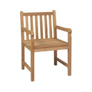 Chaises de jardin 2 pcs avec coussins bleu Bois de teck massif