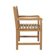 Chaises de jardin 2 pcs avec coussins bleu Bois de teck massif