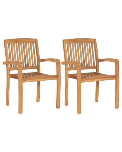 Chaises de jardin 2 pcs avec coussins taupe Bois de teck massif