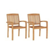 Chaises de jardin 2 pcs avec coussins taupe Bois de teck massif