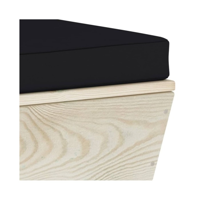 Salon de jardin palette 5 pcs avec coussins Épicéa imprégné