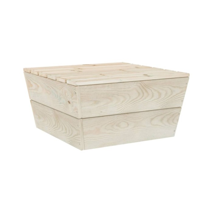 Salon de jardin palette 5 pcs avec coussins Épicéa imprégné