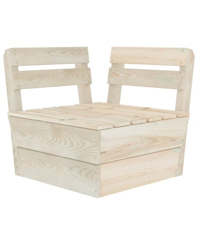 Salon de jardin palette 5 pcs Bois d'épicéa imprégné