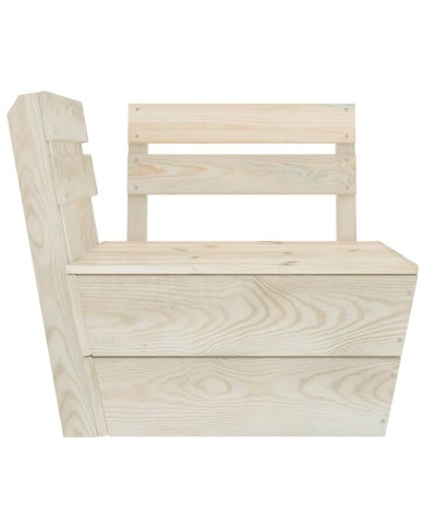Salon de jardin palette 5 pcs Bois d'épicéa imprégné