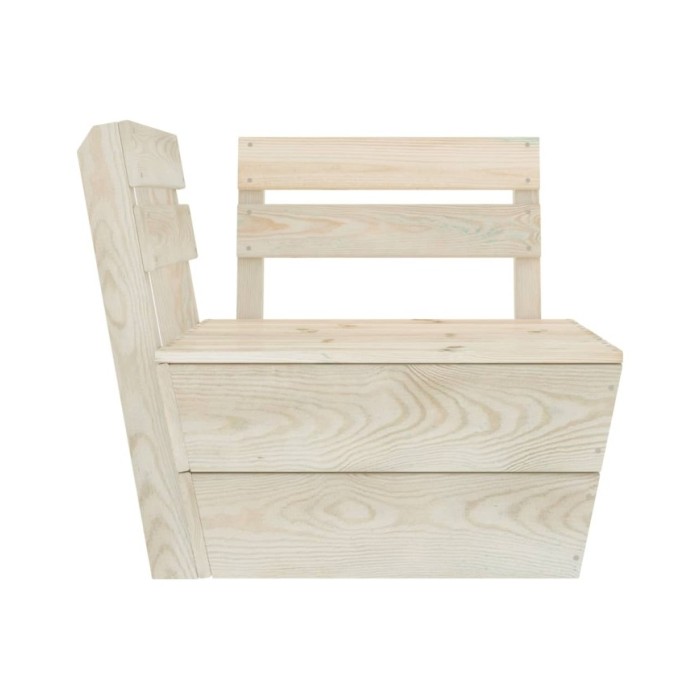 Salon de jardin palette 5 pcs Bois d'épicéa imprégné