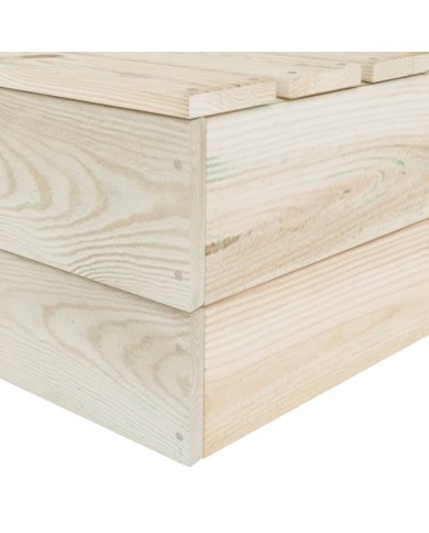 Salon de jardin palette 5 pcs Bois d'épicéa imprégné