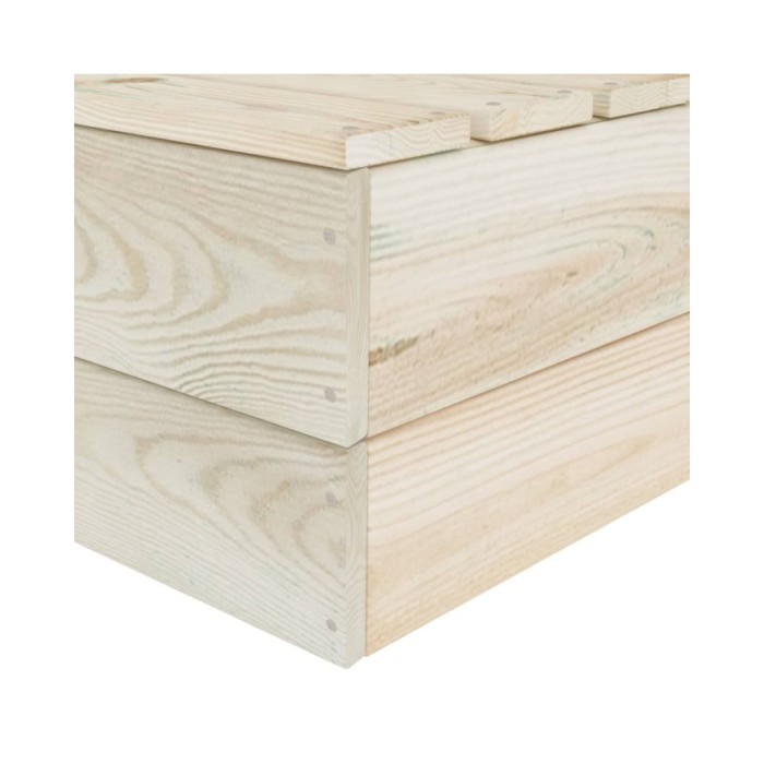 Salon de jardin palette 5 pcs Bois d'épicéa imprégné