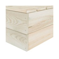 Salon de jardin palette 5 pcs Bois d'épicéa imprégné