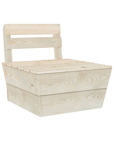 Salon de jardin palette 5 pcs Bois d'épicéa imprégné