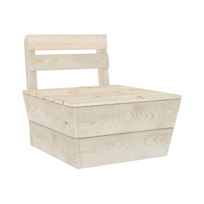 Salon de jardin palette 5 pcs Bois d'épicéa imprégné