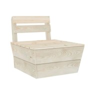 Salon de jardin palette 5 pcs Bois d'épicéa imprégné